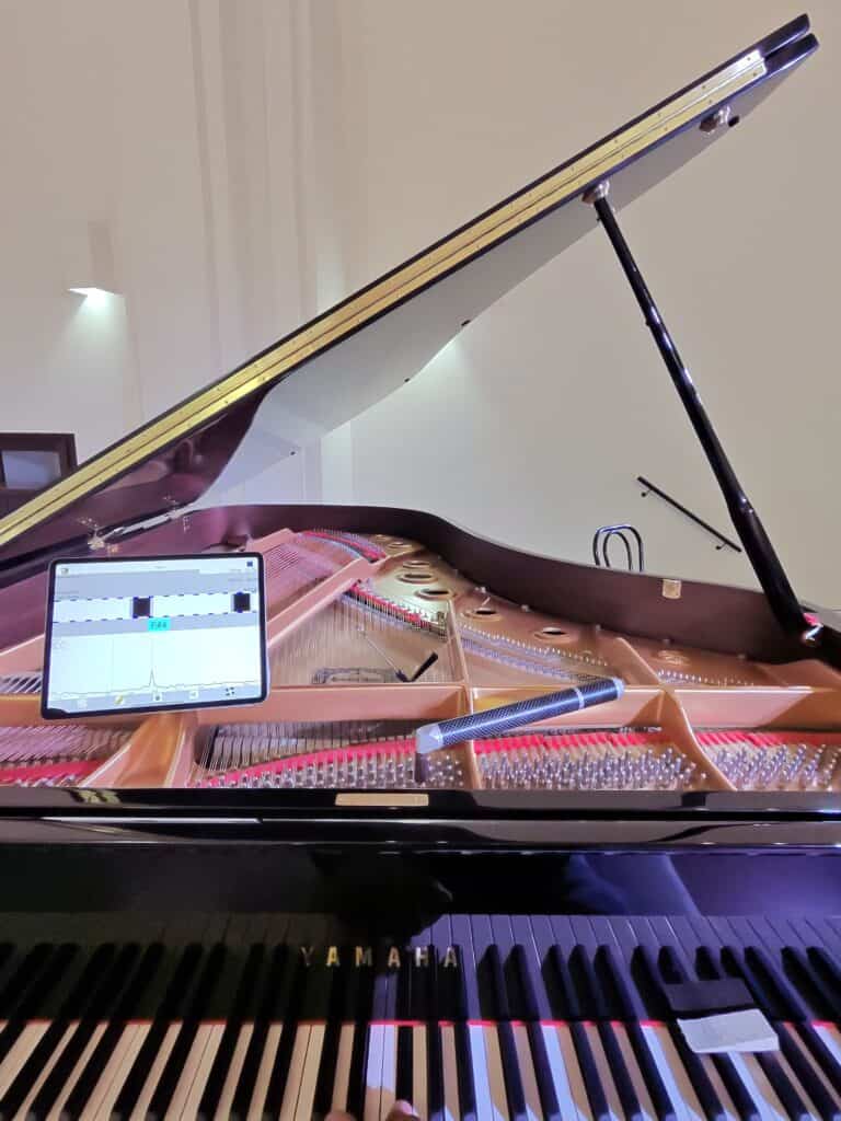 Yamaha S7X afinado en la Sala Sebastián Valero de Aguilar de la Frontera
