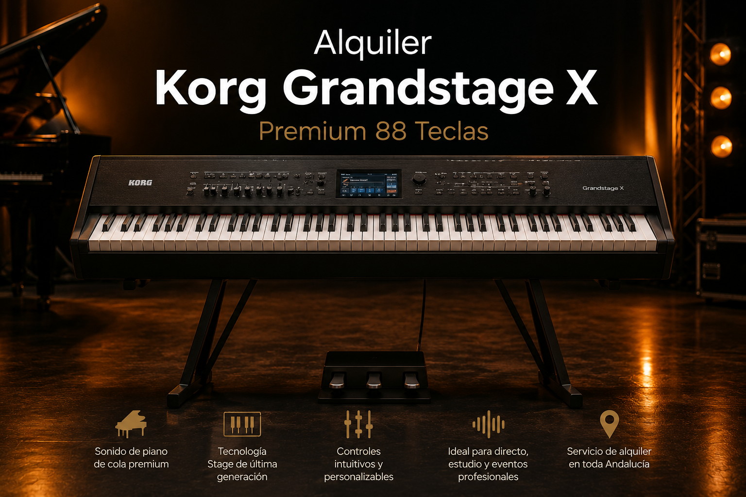 Alquiler Korg Grandstage X