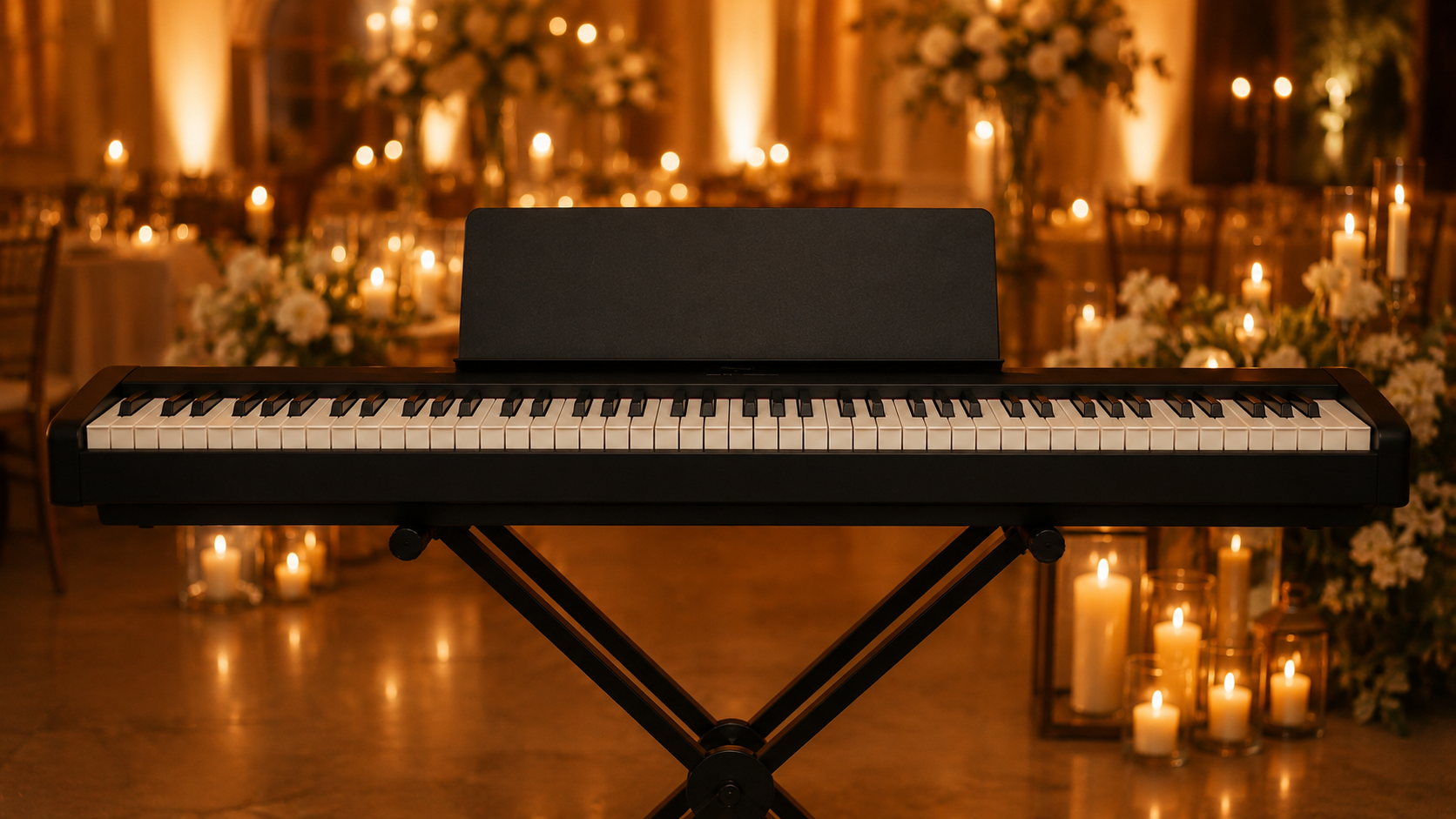 alquiler yamaha p-225 piano digital portátil para bodas
