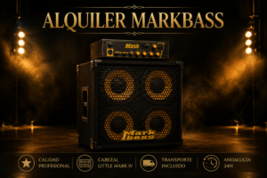 alquiler amplificador de bajo markbass mb58r y little mark iv